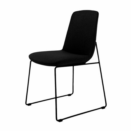MOES HOME COLLECTION Ruth Dining Chair- Black, 2PK EJ-1007-02